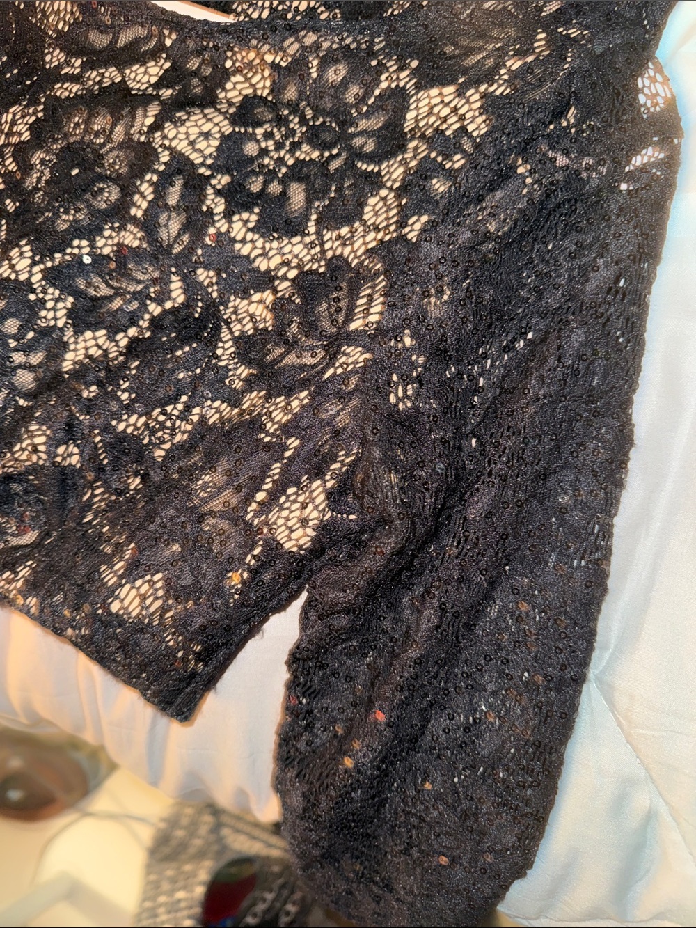 Black Lace Sheath Dress - Elegant Women's Party Dress - Picture 6 of 6